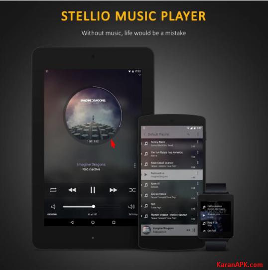 Stellio Music Player Interface